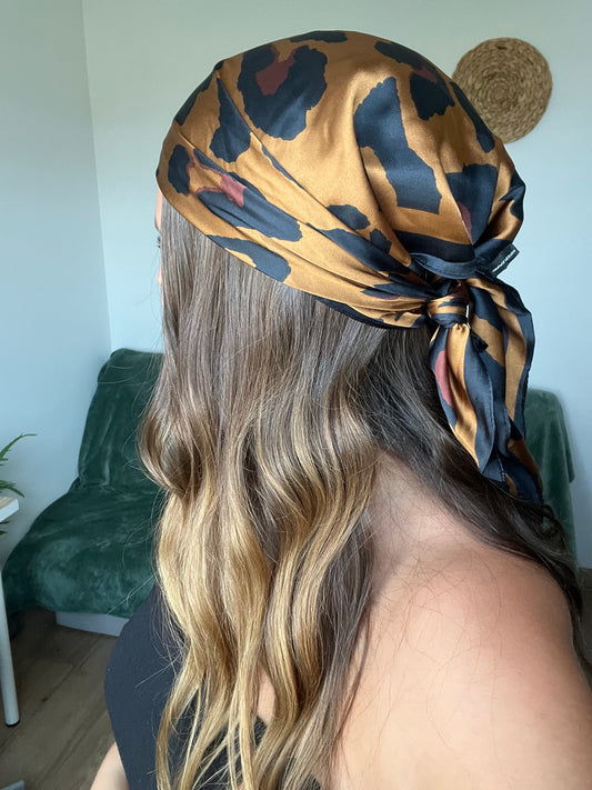 Foulard Satiné LÉOPARD