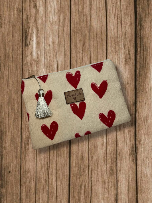 Pochette grands cœurs ♡