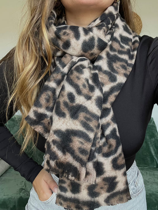 Écharpe Léopard - 3 COLORIS