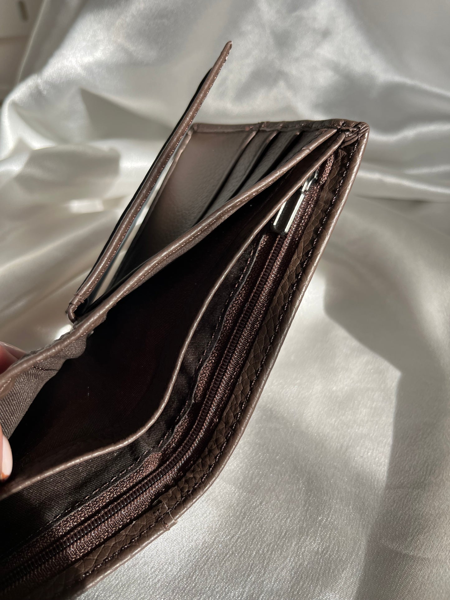 Portefeuille Marron glacé