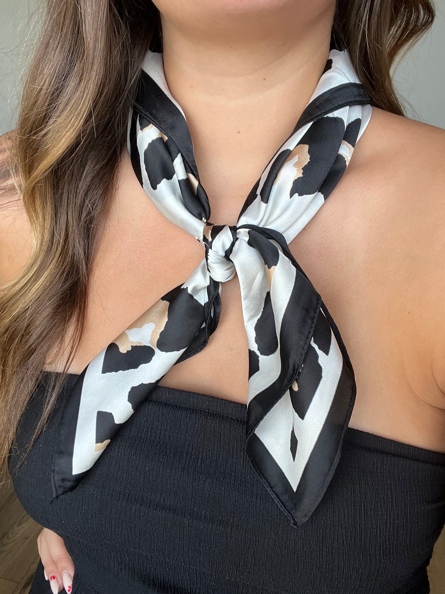 Foulard Satiné LÉOPARD