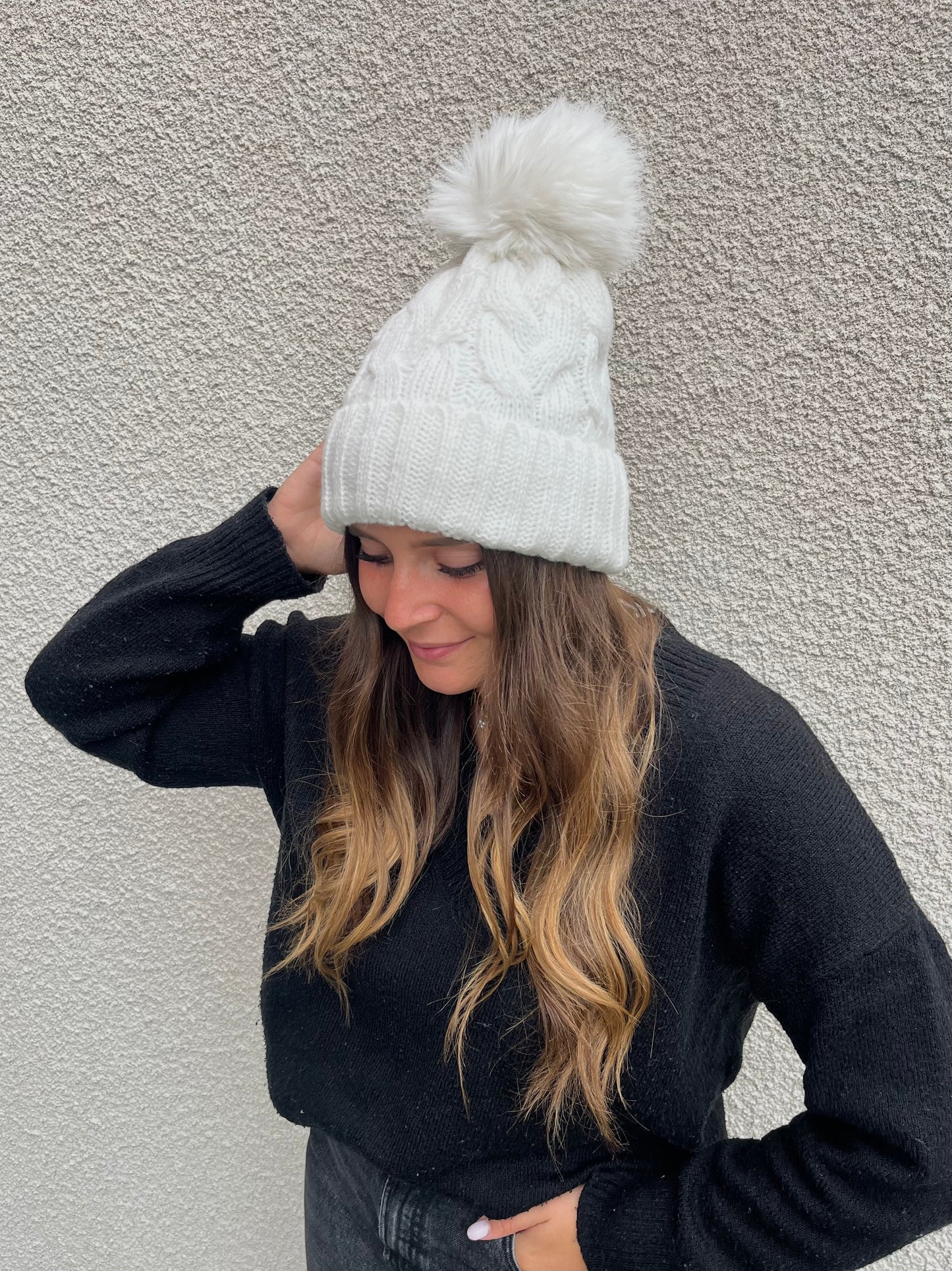 Bonnet Maille torsadée