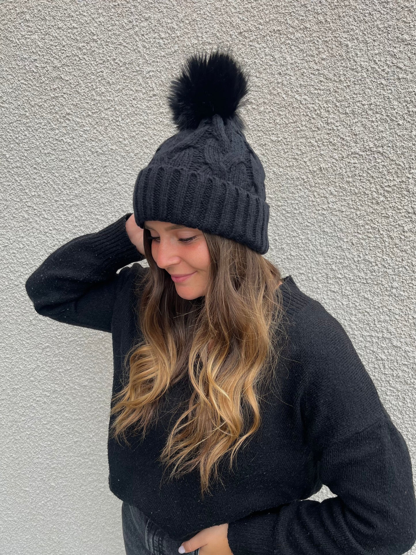 Bonnet Maille torsadée