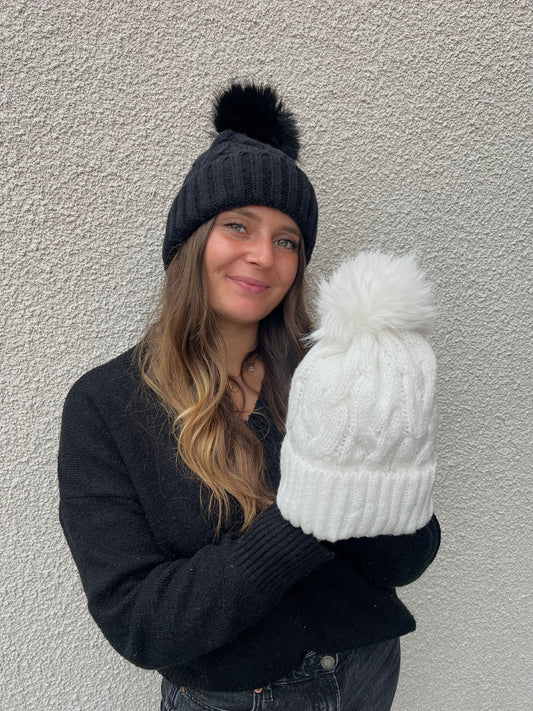 Bonnet Maille torsadée