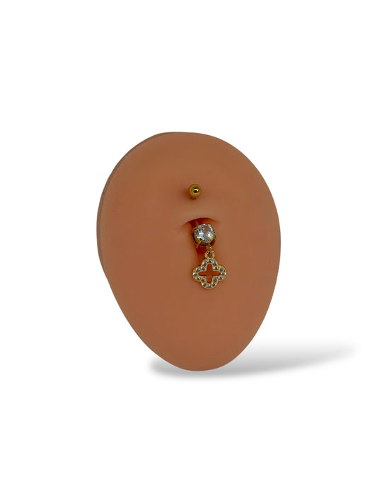 Piercing Nombril Trèfle