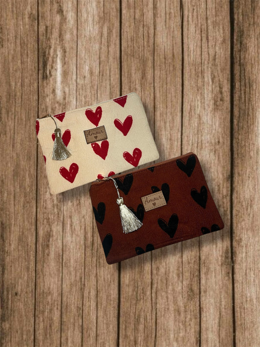 Pochette grands cœurs ♡
