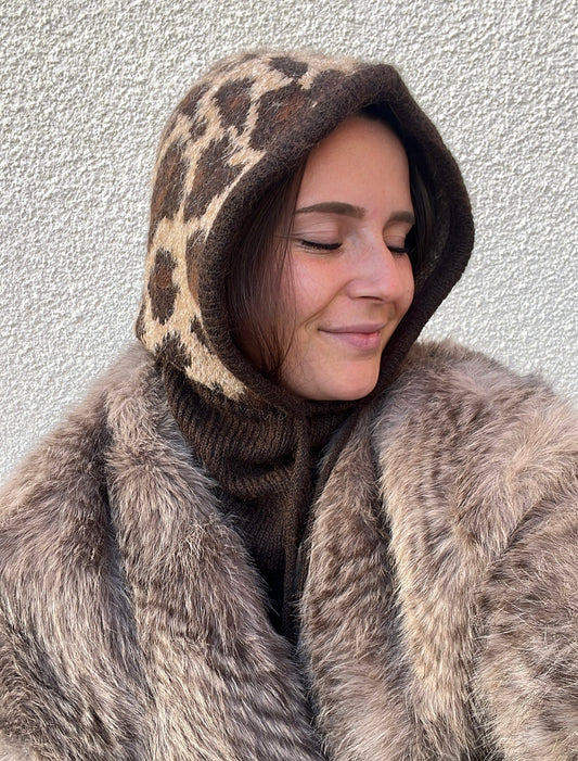 Cagoule léopard