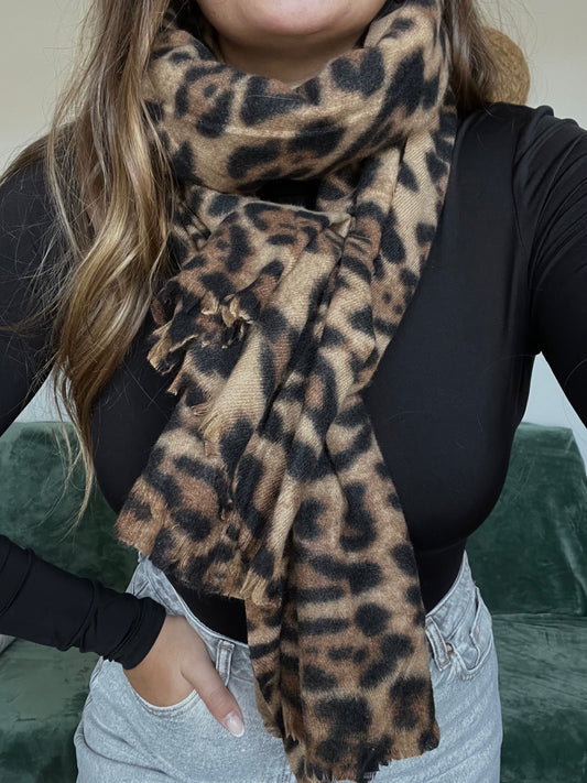 Écharpe Léopard - 3 COLORIS