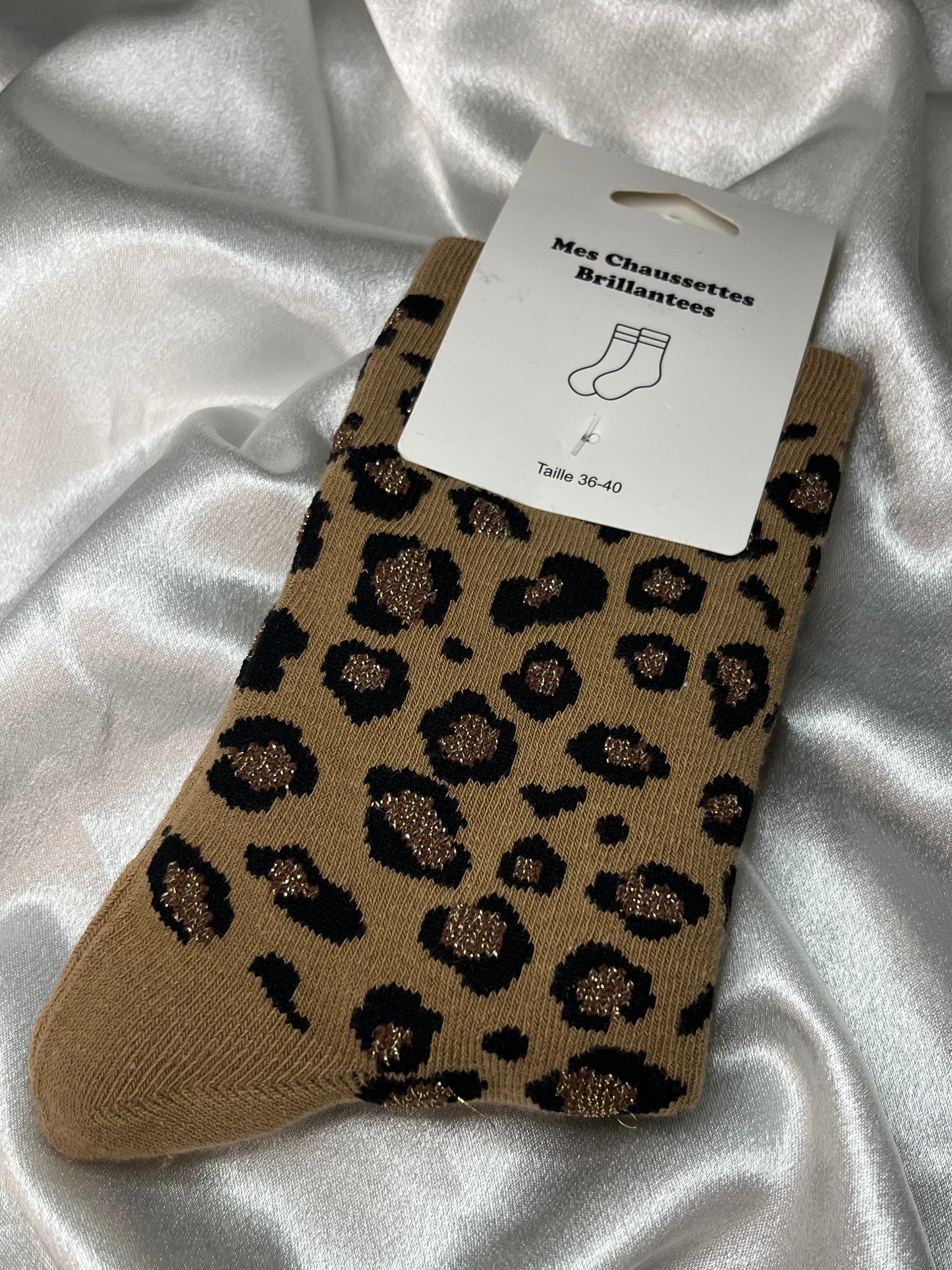 Chaussettes Léopard Coton