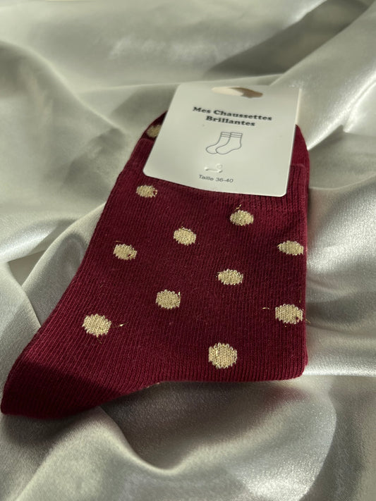 Chaussettes à pois